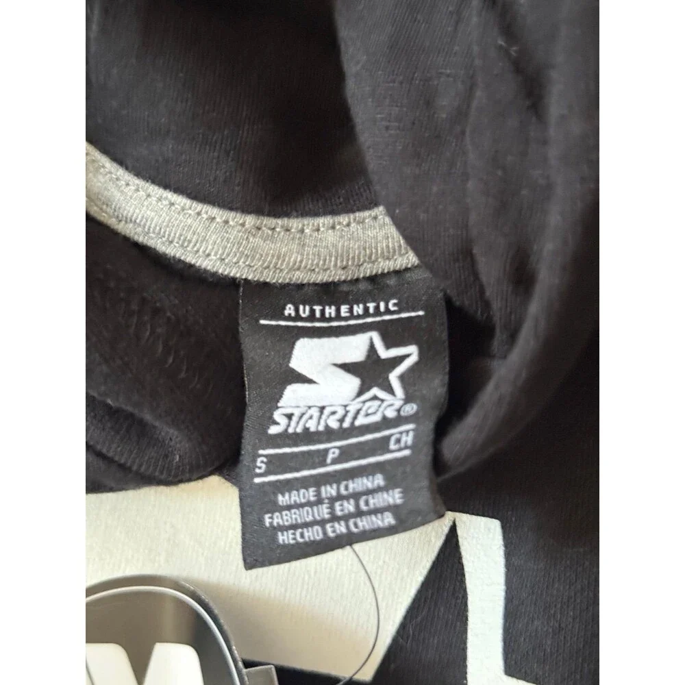 Starter Black Hoodie Boys Pullover Sweatshirt 6-7